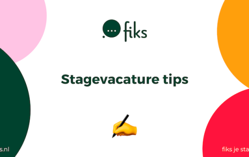 stagevacature tips