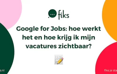 Google for Jobs Nederland