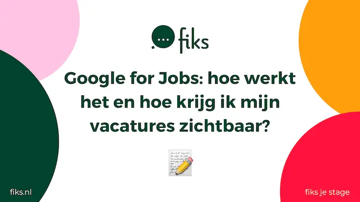 Google for Jobs Nederland