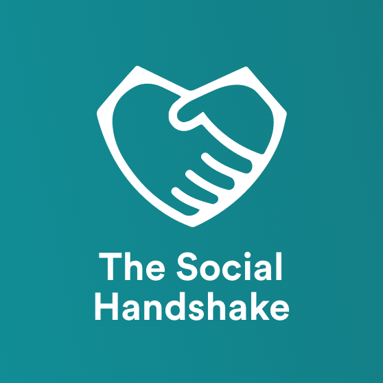 stage grafisch design The Social Handshake